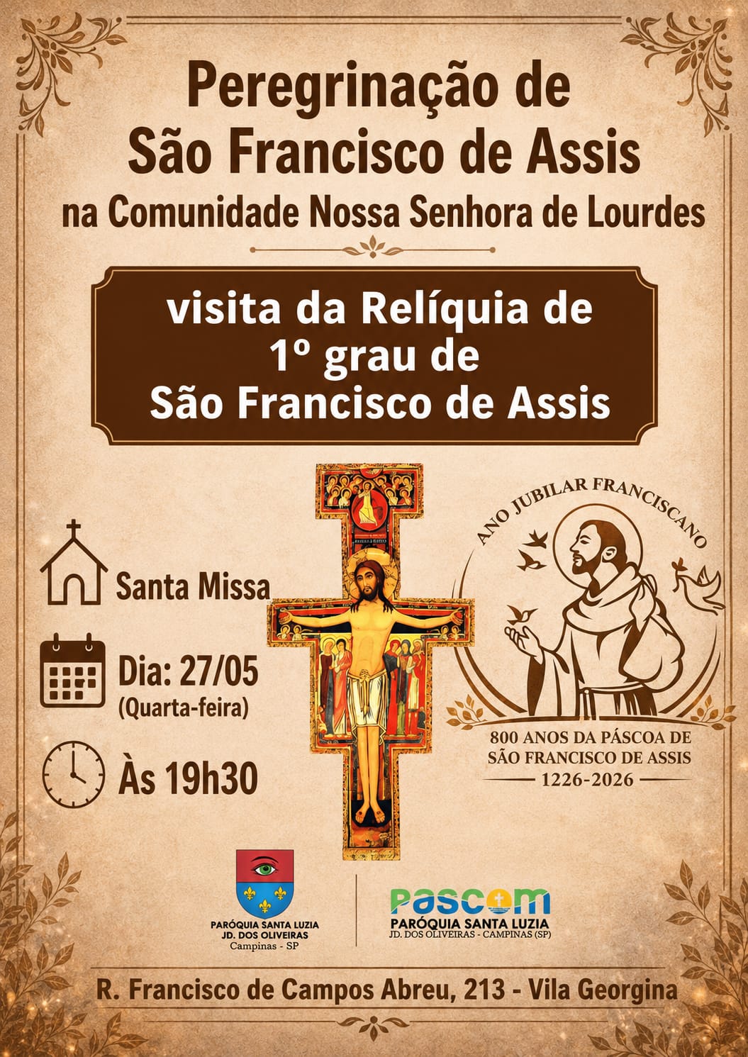 Peregrinação de São Francisco de Assis